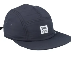 Snapback-Djinns Fc Puffy Nylon Cap Black 5-Panel -