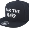 Snapback-Bearded Man Fear The Beard Black Snapback -