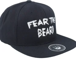 Snapback-Bearded Man Fear The Beard Black Snapback -