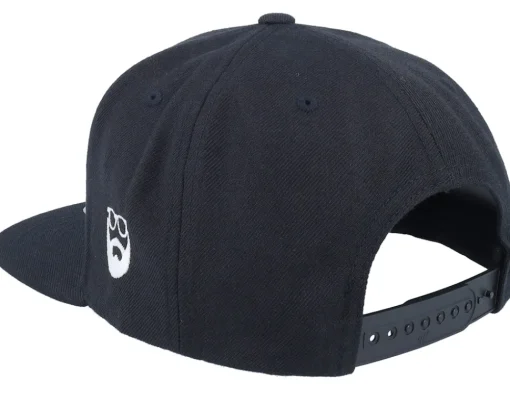 Snapback-Bearded Man Fear The Beard Black Snapback -