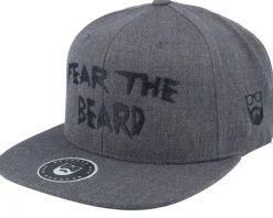 Snapback-Bearded Man Fear The Beard Dark Heather Snapback -