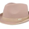 Outlet Seeberger Felt Trilby - Beige