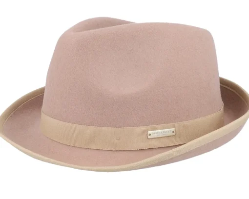 Outlet Seeberger Felt Trilby - Beige