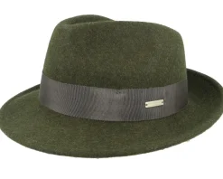 Online Seeberger Felt Bogart Olive Trilby -