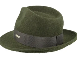 Online Seeberger Felt Bogart Olive Trilby -