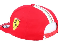 Hot Formula One Ferrari Leclerc Cap Red Snapback -