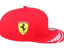 Hot Formula One Ferrari Leclerc Cap Red Snapback -