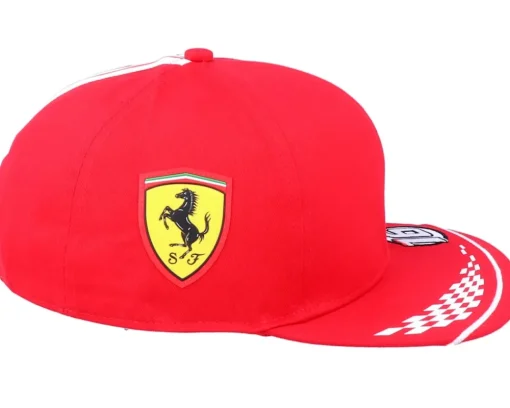 Hot Formula One Ferrari Leclerc Cap Red Snapback -