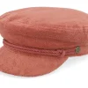 Discount Brixton Fiddler Cap Burnt Brick Terry Cloth Flat Cap -