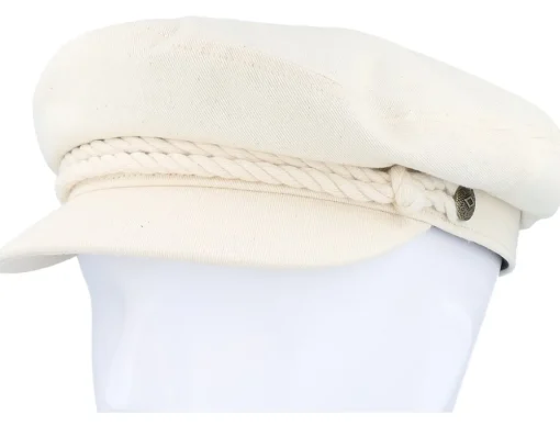 Vega-Brixton Fiddler Cap Egret White Vega Cap -