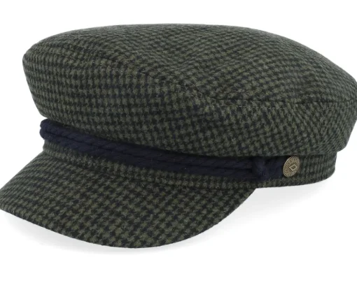 Outlet Brixton Fiddler Cap Moss/Black Vega Cap -