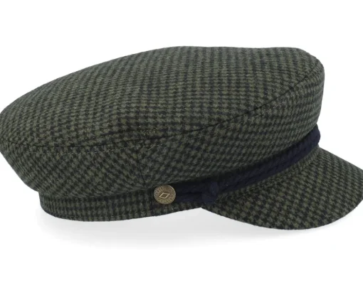 Outlet Brixton Fiddler Cap Moss/Black Vega Cap -
