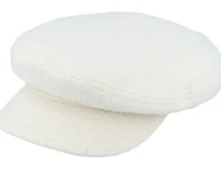 Outlet Brixton Fiddler Cap Off White Boucle Vega Cap -