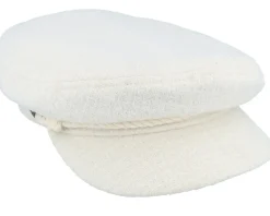 Outlet Brixton Fiddler Cap Off White Boucle Vega Cap -