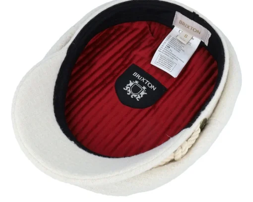 Outlet Brixton Fiddler Cap Off White Boucle Vega Cap -