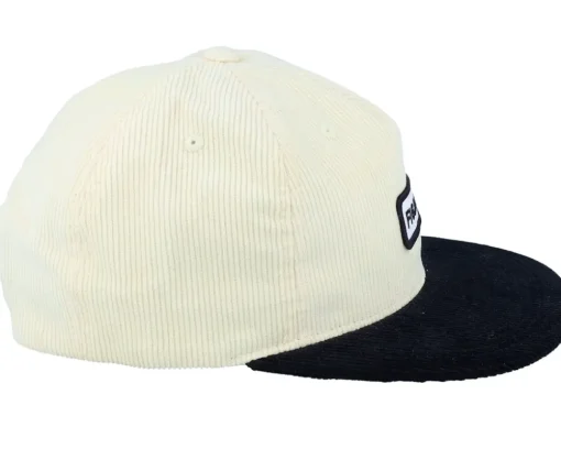 Snapback | Golf-Pins & Stripes Figjam Golf Cord Ivory/Black Snapback -