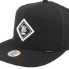 Snapback-Djinns Fine Herringsbone Black Snapback -