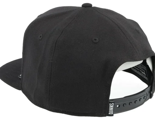 Snapback-Djinns Fine Herringsbone Black Snapback -