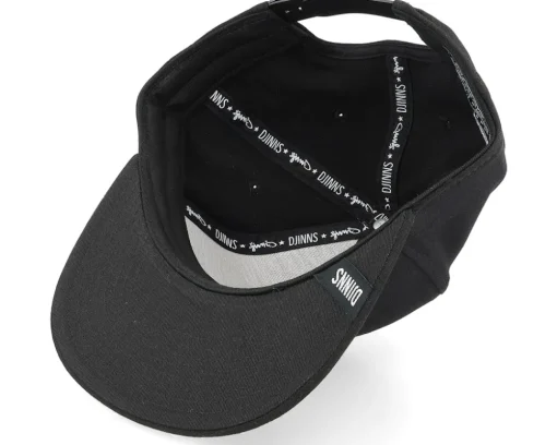 Snapback-Djinns Fine Herringsbone Black Snapback -