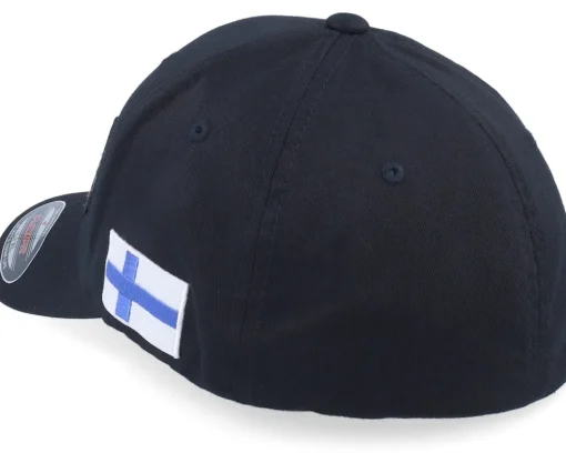 Flexfit-Army Head Finland Army Skull Wooly Combed Flexfit - Black