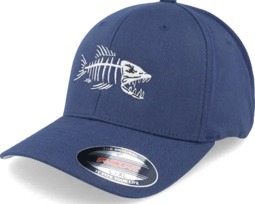 Online Skillfish Fish Bones Flexfit - Black