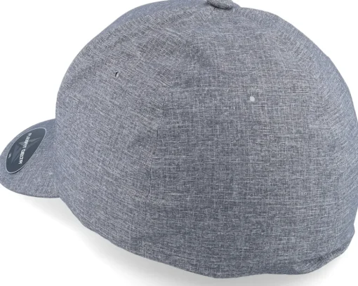 Discount Skillfish Fish Hook Logo Seamless Delta Fit Melange Flexfit - Grey