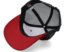 Velvet Caps-Skillfish Fishing Flies Velvet /Black A-frame Trucker - Red