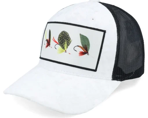 Velvet Caps-Skillfish Fishing Flies Velvet /Black A-frame Trucker - Red