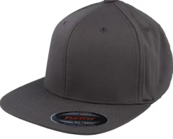 Blanks-Flexfit Flat Brim Dark Grey Fitted -