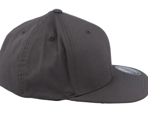 Blanks-Flexfit Flat Brim Dark Grey Fitted -