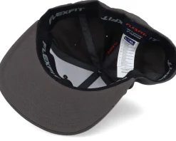 Blanks-Flexfit Flat Brim Dark Grey Fitted -