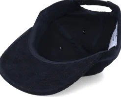 Online Reell Flat 6-Panel Cap Black Cord Snapback -