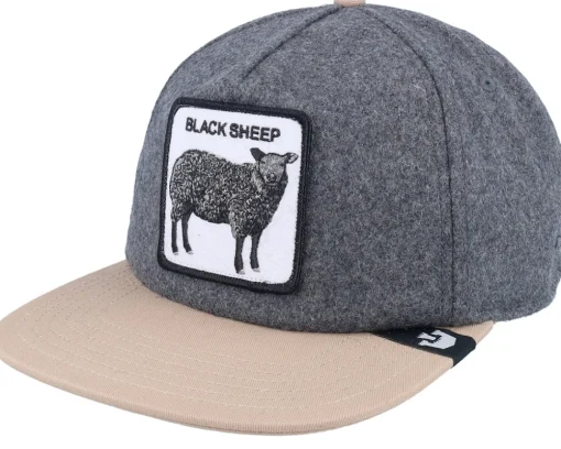 Snapback-Goorin Bros. Flock Mountain Wildlife Heather Grey Snapback -