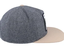 Snapback-Goorin Bros. Flock Mountain Wildlife Heather Grey Snapback -
