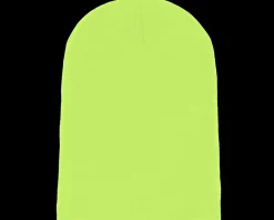 Online Beechfield Fluorescent Yellow Long Blank Beanie -