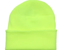 Hot Beechfield Fluorescent Cuff Blank Beanie - Yellow