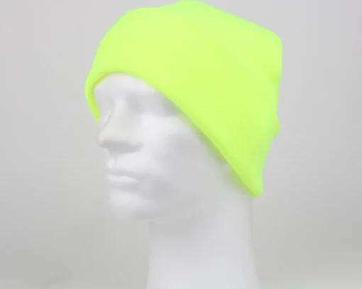 Hot Beechfield Fluorescent Cuff Blank Beanie - Yellow