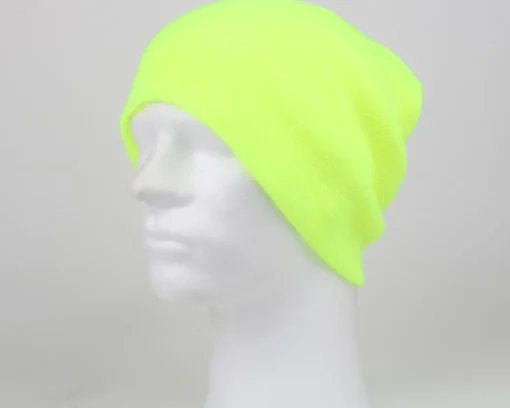 Hot Beechfield Fluorescent Cuff Blank Beanie - Yellow