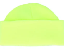 Short Beanies | Blank Beanies-Beechfield Fluorescent Yellow Short Blank Beanie -