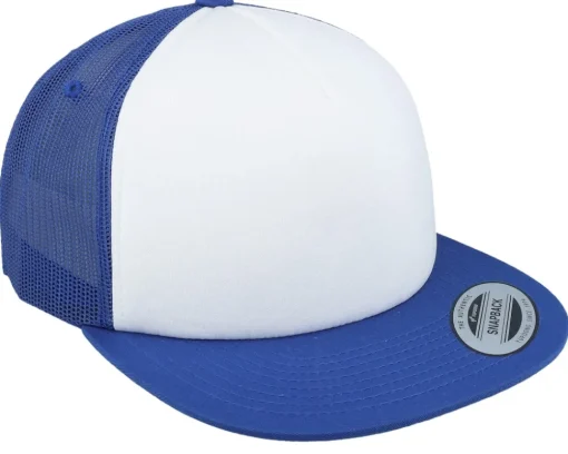 Outlet Yupoong Foam Blank White/Royal Trucker -