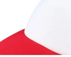 Blanks-Beechfield Foam Classic Red/White Vintage Trucker - Red, White