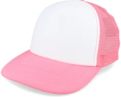Blanks-Beechfield Foam Classic Red/White Vintage Trucker - Red, White