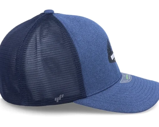 New Wild Spirit Forest Walker Logo Mesh Melange Navy Flexfit -