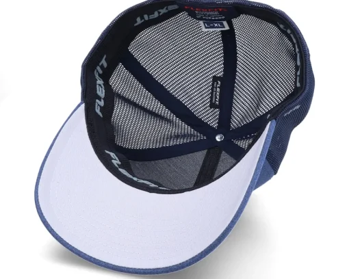 New Wild Spirit Forest Walker Logo Mesh Melange Navy Flexfit -