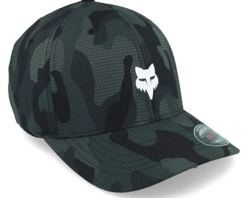 Motor-Fox Head Camo Tech Black Camo Flexfit -