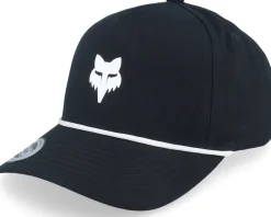 Discount Fox Head Rope Hat Black A-Frame Adjustable -
