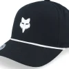 Adjustable-Fox Head Rope Hat Black A-Frame Adjustable -