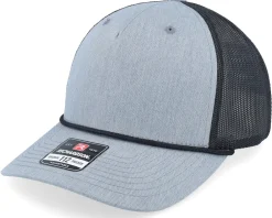 Trucker | Blanks-Richardson 112fpr Split Heather /Black/Black Rope Trucker - Grey