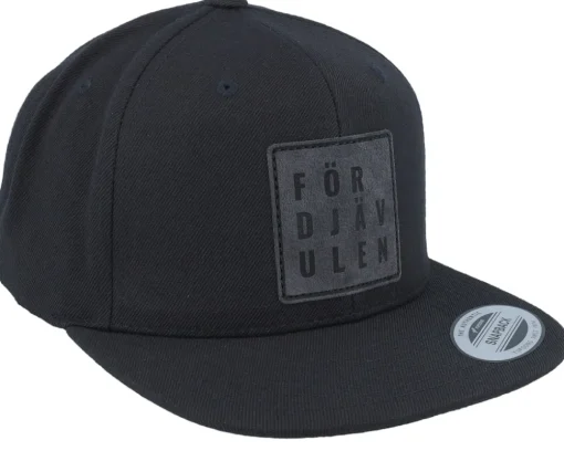 Snapback-Kränkt! För Djävulen Patch Snapback - Black