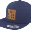 Snapback-Kränkt! För Djävulen Patch Navy Snapback - Blue